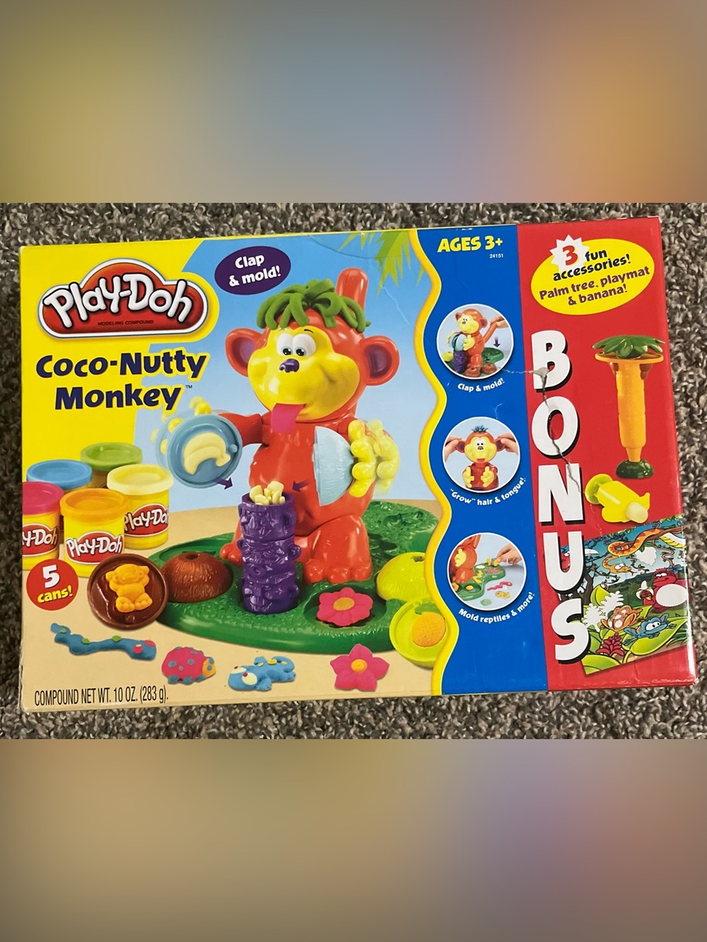 Play-Doh Set Coco-Nutty Monkey 2008 Playset